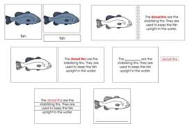 Fish Definition Set Color Preschool Worksheets Sentence Strips Definitions