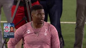 According see more at profootballrumors.com. Every Throw From Dwayne Haskins Pro Day Youtube