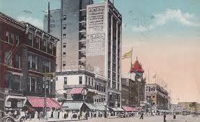 Broad Street In Downtown Newark Nj Circa 1920 Discover More History Www Thehistorygirl Com Newark History Girl Downtown