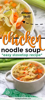 This Easy Chicken Noodle Soup Recipe Puts Dinner From The Stovetop To The Tab Chicken Noodle Soup Easy Soup Recipes Chicken Noodle Chicken Noodle Soup Homemade