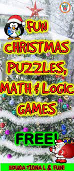 Looking for christmas ornaments online? Christmas Puzzles Math And Logic Games To Play Free Online Christmas Math Christmas Math Activities Maths Puzzles
