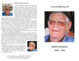 In Loving Memory Of Delbert Eisenbraun 1928 ~ 2014