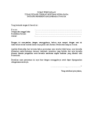 Demkianlah contoh surat pernyataan resmi tidak terikat dengan instansi lain untuk melengkapi persyaratan penerimaan pekerjaan. Contoh Surat Pernyataan Tidak Terikat Kontrak Kerja Dengan Instansi Lain