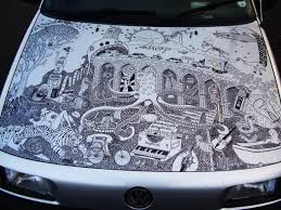 Why Get A Paint Job When You Can Use Sharpies Car Paint Jobs Sharpie Markers Paint Job