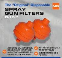 D-12-2 Disposable Spray Gun Filter Pack of 2 – Motor Guard