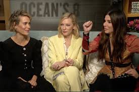 The official instagram account for ocean's 8. Ocean S 8 Interview Cate Blanchett Sandra Bullock And Sarah Paulson Plan The Perfect Heist The Independent The Independent