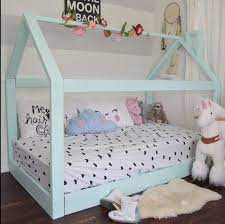Build a diy bed frame with these simple steps! Twin House Bed Frame Mattress Slats Chimney Made In Us Etsy House Frame Bed Twin Bed Frame Diy Twin Bed Frame