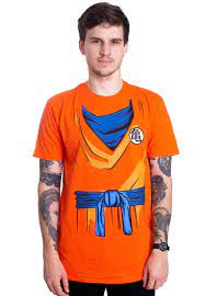 T shirt dragon ball z orange. Dragon Ball Z Goku Costume Orange T Shirt Impericon Com Us