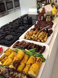 Buffet Birthday Food Ideas For Adults Buffet At Bbq Party Backyard Party Food Bbq Party Menu Bbq Recipes