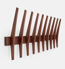 Brendon Farrell Fin Hook Rack Rejuvenation Hook Rack Furniture Design Rack Design