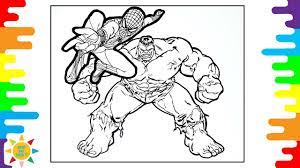 New coloring pages added all the time on our site and free printable all coloring pages for toddlers, preschool or kindergarten children. Spiderman Vs Hulk Coloring Page The Avengers Coloring Page Elektronomia Heaven Youtube