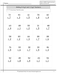 Two Digit Addition Worksheets From The Teacher S Guide 2nd Grade Math Worksheets Free Math Worksheets Free Printable Math Worksheets