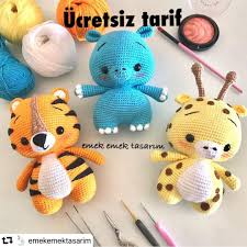 Zurafa Repost Emekemektasarim Merhaba Bugun Bu Cetenin 2 Uyesi Olan Zurafanin Tarifi Ile Karsinizdayim Zurafayi Or Zurafa Amigurumi Orgu Projeleri