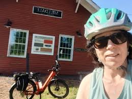 Morning e-bike ride in Cheshire, CT