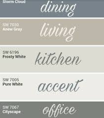 Sherwin Williams Whole Home Palette Paint Colors For Home House Colors Farmhouse Paint