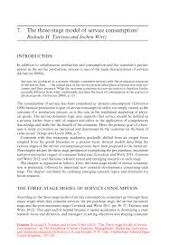 Pdf The Three Stage Model Of Service Consumption