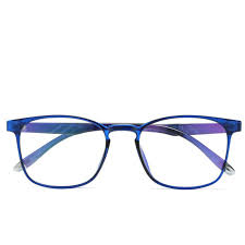 Anti Blue Light Computer Goggles Ultralight Tr90 Transparent Blue Frame Optical Glasses For Unisex Square Fake Eyeglasses Men S Eyewear Frames Aliexpress