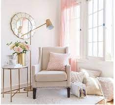 Romantic Shabby Chic Chair And Room With Pale Pink Accents Target Girlsshabbychicbathrooms Living Room Nook Room Inspiration Home