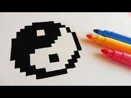 Handmade Pixel Art How To Draw Yin Yang Pixelart Pixel Art Comment Dessiner Un Panda Kawaii Pas A Pas Youtube In 2020 Pixel Drawing Easy Pixel Art Pixel Art