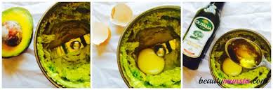 If your hair is dry, damaged and frizzy, use this soothing home remedy with olive oil and avocado as two ingredients. Avocado Egg And Olive Oil Hair Mask For Hair Growth Shine Beautymunsta Free Natural Beauty Hacks And More