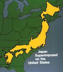 Be about the same size as california. Jungle Maps Map Of Japan Compared To United States