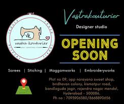 Vastra Kouturier On Instagram Vastrakouturier Designer Studio Is Opening Soon Please Follow For Updates All Types Of Han Handloom Saree Maggam Works Design