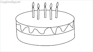 Choose your favorite birthday cake drawings from 160 available designs. How To Draw A Birthday Cake Step By Step 8 Easy Phase Video
