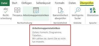 Dieser sollen folgende funktionalitäten hinzugefügt werden: Neu Wichtige Infos Zu Einer Excel Arbeitsmappe Auf Einen Blick Office Kompetenz De