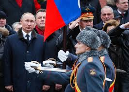 President vladimir putin cups his ear to listen to a question as he departs after a summit on the ukraine crisis at the elysee palace in paris. Putin Prods Russian Parliament To Make Him President For Life