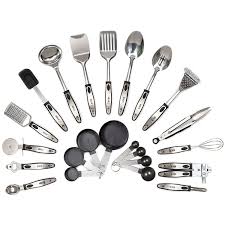 The joseph joseph 95024 elevate 100 carousel stainless steel kitchen utensil set contains 6 kitchen utensils, including a solid spoon, a slotted spoon, a ladle, a skimmer, a spaghetti server, and a slotted turner. Pin By Aliza Joly On Utensils Stainless Steel Kitchen Utensils Cookware Utensils Utensil Set