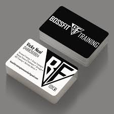 Impress clients & business partners with business cards from shutterfly. Business Cards Bossfit Training Red Panda Graphics Marketing