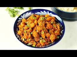 Aloo Gobi Recipe How To Make Aloo Gobi Swasthi S Recipes Indian Food Recipes Vegetarian Breakfast Recipes Indian Indian Food Recipes