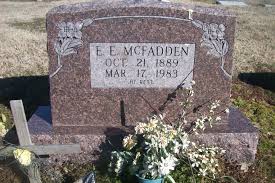 Elza Earl “Elza” McFadden (1889-1983)