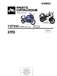 Yamaha r15 v3 spare parts catalogue pdf; Yzf R252020 Screw Piston