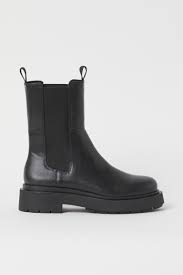 Brown chelsea boots are a wardrobe staple for smart casual dressing. High Profile Chelsea Boots Black Ladies H M Us