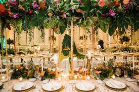 Puerto Rico Caribbean Wedding Tropical Wedding Decor Caribbean Wedding Flower Centerpieces