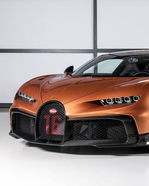 The 5.2M custom copper Bugatti Chiron Pur Sport, AI generated