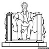 Click the the lincoln memorial coloring pages to view printable version or color it online (compatible with ipad and android tablets). 1