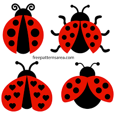 Black And White Ladybug Svg Printable Ladybug Clipart Vectors Free Svg Files Freepatternsarea Ladybug Art Ladybug Crafts Free Stencils