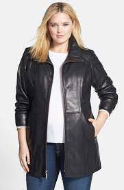 Ellen Tracy Leather Walking Coat Plus Size Walking Coats Nordstrom Coats Coats Jackets Women