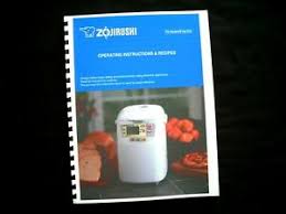 Tap container firmly to level ingredients, then sprinkle yeast in the center of the flour. Zojirushi Bread Maker Machine Directions Instruction Manuals W Recipes Various Ebay