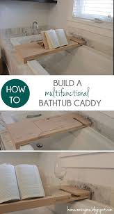 How To Build A Bathtub Caddy A Little Craft In Your Day Bathtub Caddy Home Diy Home Projects