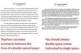 The default value for space between lines is displayed in spaces (sp). Download Example Of A Double Spaced Research Paper Free E Book