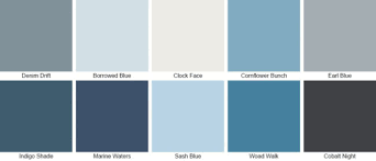 Beautify your roofs with rich and intense sunrise & electric blue tiles, which take you on a seaside journey. Dulux Colour Of The Year How To Decorate With Denim Drift Utility Contemporary Furniture Lighting Design Stories