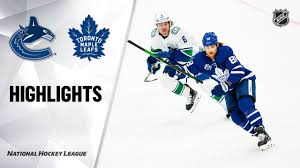 Maple leafs ignite the home crowd with three goals in under a minute. Netnewsledger Nhl Highlights Leafs Vs Canucks Canadiens Vs Senators Flames Vs Jets