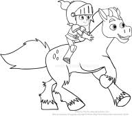 Begin your knightly adventure today with nella the princess knight toys, clothes, bookbags, stuffed animal unicorns and more only at target! Drawing Nella The Princess Knight Coloring Page