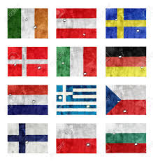 Schau dir unsere auswahl an dänemark dänische flagge an, um die tollsten einzigartigen oder spezialgefertigten, handgemachten stücke aus unseren shops zu finden. Verwitterte Flaggen Von Irland Osterreich Schweden Danemark Italien Deutschland Nrtherlands Griechenland Tschechische Republik Finnland Polen Und Ungarn Lizenzfreie Fotos Bilder Und Stock Fotografie Image 27901962