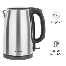 Bình đun siêu tốc Toshiba chính hãng - Điện Máy Gia Khánh
