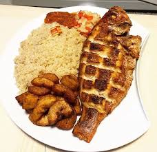Attieke Alloco And Baked Fish African Cooking African Food West African Food