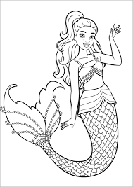 Please copy and paste this embed script to where you want to embed. Beautiful Mermaid Barbie Coloring Pages For Girls Coloringbay